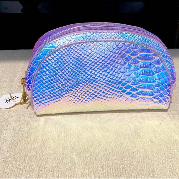IMO 2 compartment cosmetic bag SNAKE HOLOGRAM - Picture 8 of 12